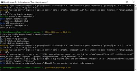 unity error code eperm