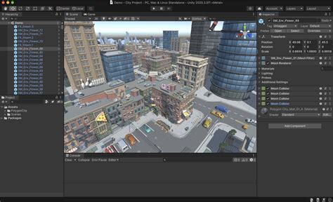 unity game engine examples