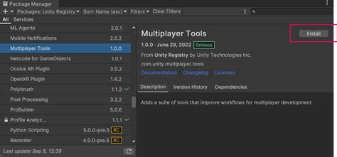 unity install package manually