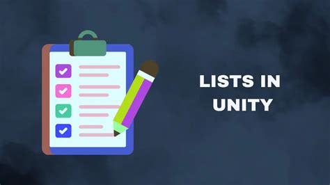 unity list example