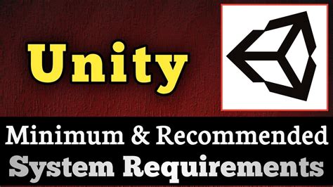 unity minimum system requirements