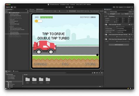 unity run on android device