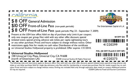 universal studio discount code