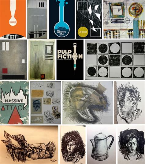 university portfolio examples graphic design