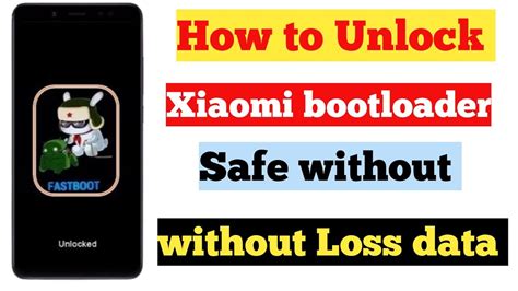 unlock bootloader without losing data