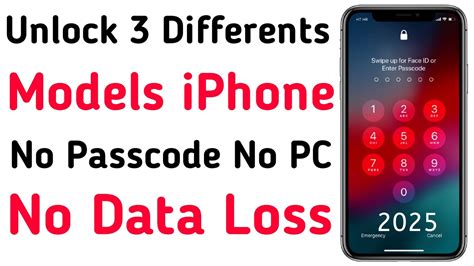 unlock iphone without passcode no data loss