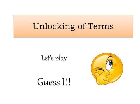 unlocking definition