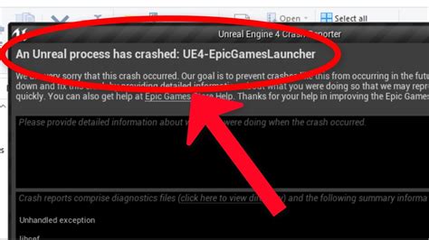 unreal engine games crash my pc
