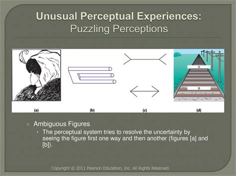 unusual perceptual experiences examples