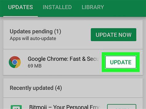 update chrome