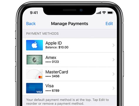 update payment method for apple subscriptions