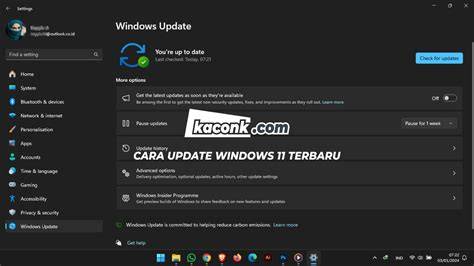 update sistem