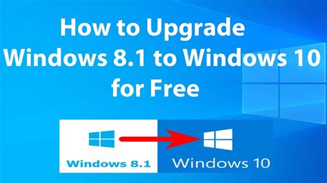 upgrade from windows 8.1 to 10 free