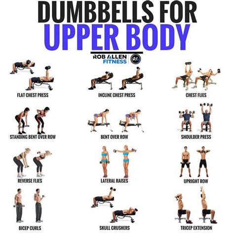 upper body exercises with dumbbells at home