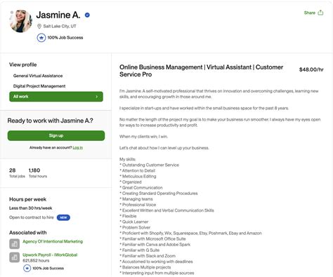 upwork portfolio examples for beginners pdf