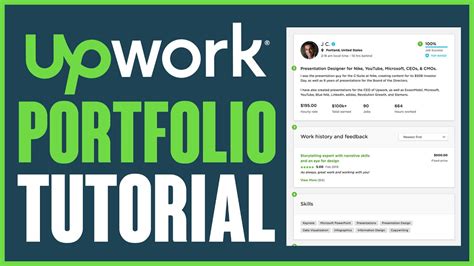 upwork portfolio project examples