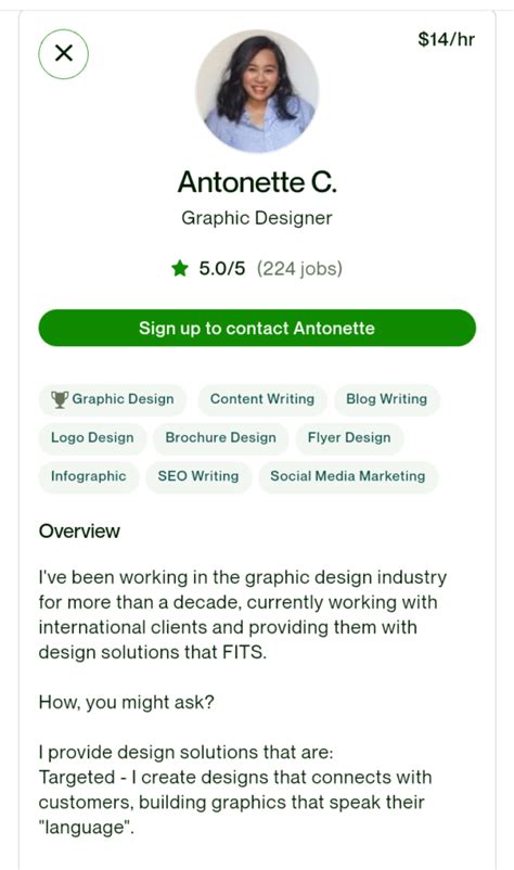 upwork profile description for data entry