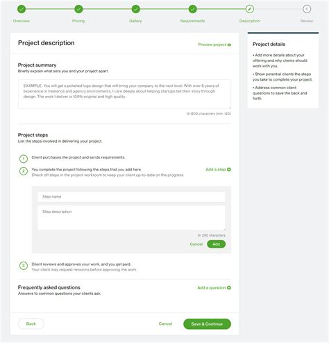 upwork projects list