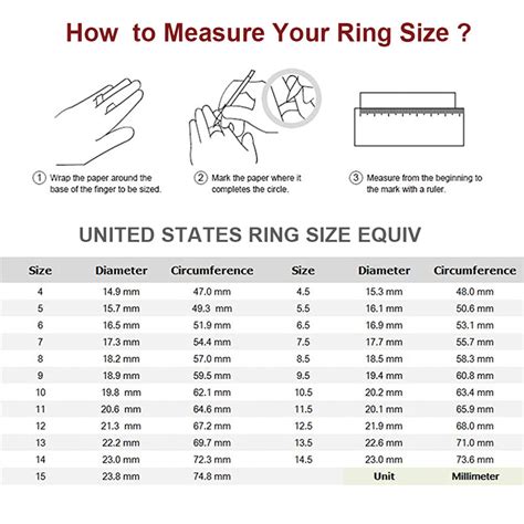 Us Ring Sizing Chart
