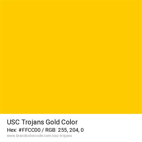 usc gold color code