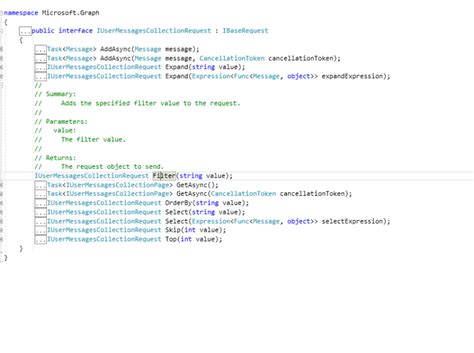 use microsoft graph api in c#