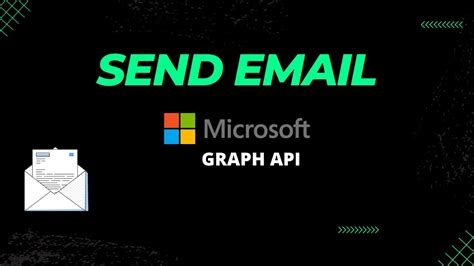 use microsoft graph api to send email