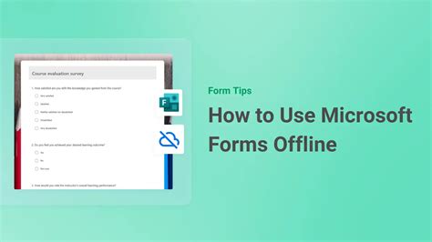 use ms forms offline