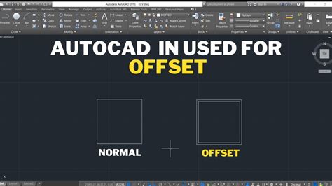 use of offset command in autocad
