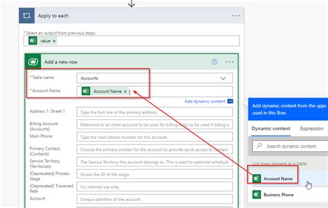 use power automate to update excel
