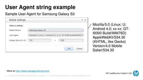 user agent string for android phone