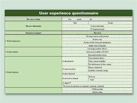 user experience report example