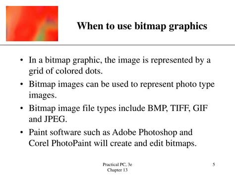 uses of bitmap graphics