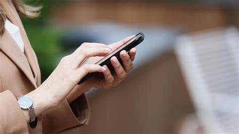 using a smartphone