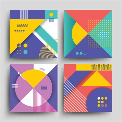 using geometric shapes in graphic design