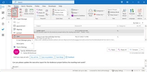 using outlook tasks for project management