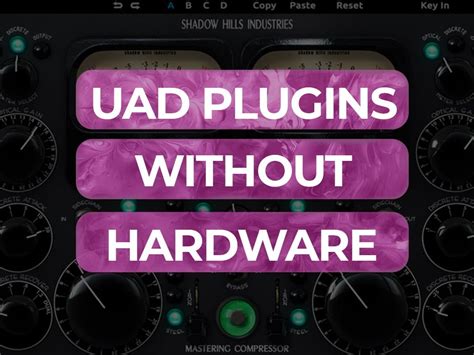 using uad plugins without hardware