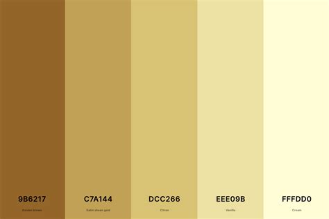 vanilla cream hex code
