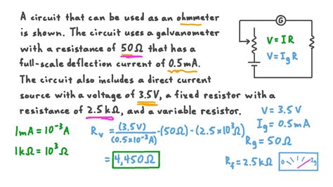 variable resistance physics
