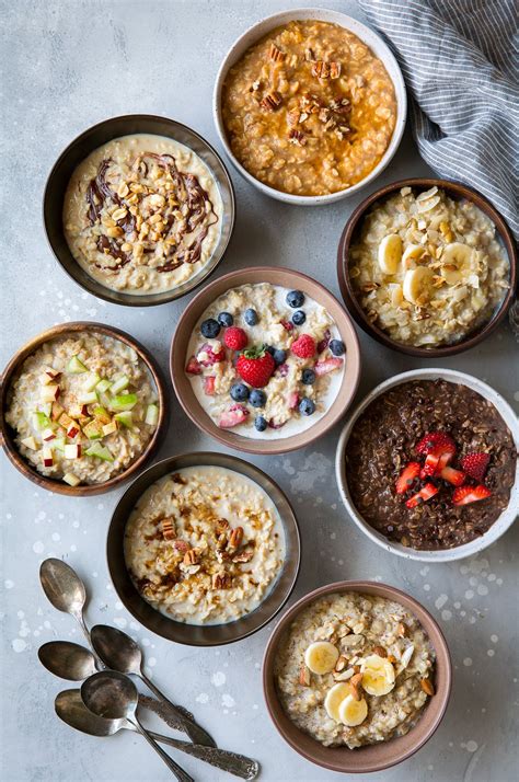 Various oatmeal recipes