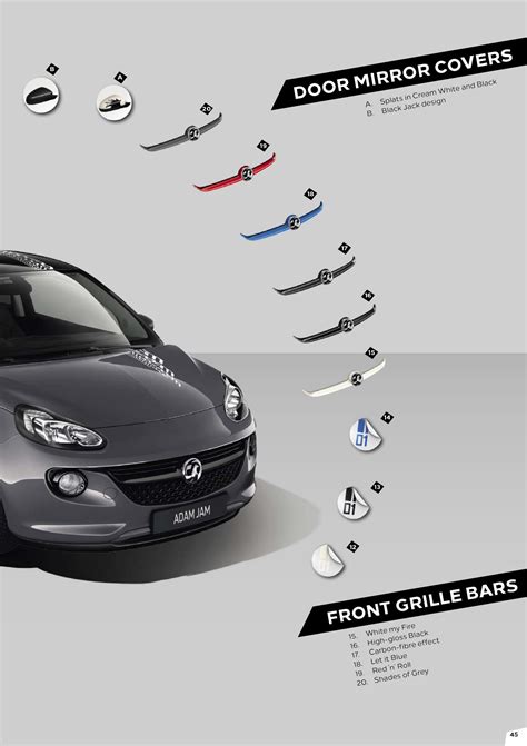 vauxhall adam paint code