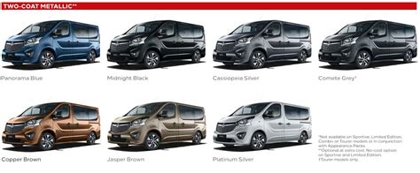 vauxhall combo colour code