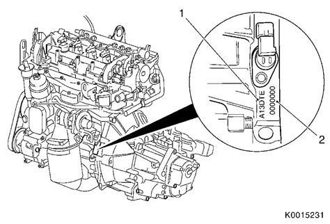 vauxhall engine code location