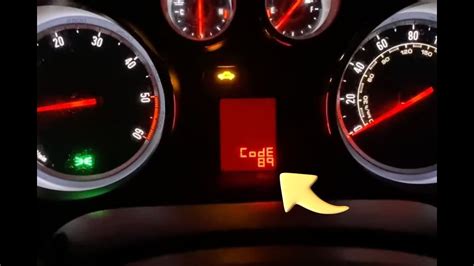 vauxhall mokka code 89 reset not working