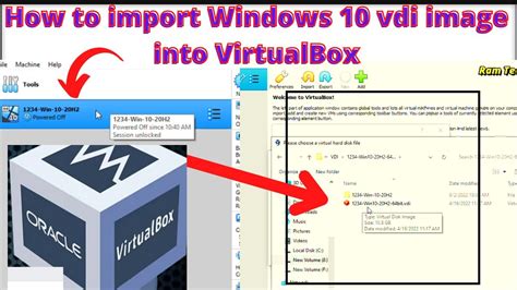 vdi file not opening in virtualbox