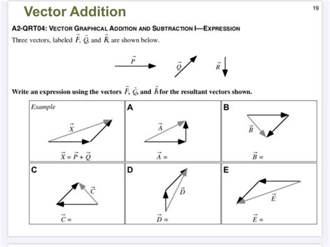 vector addition sample problems with solutions pdf