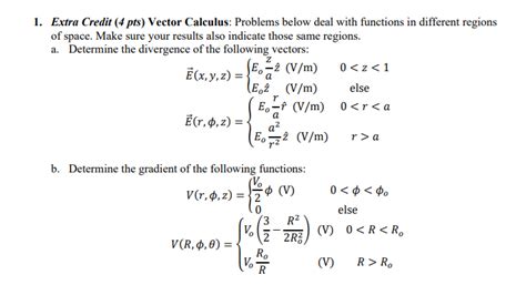 vector calculus solved problems pdf