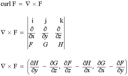 vector field curl formula