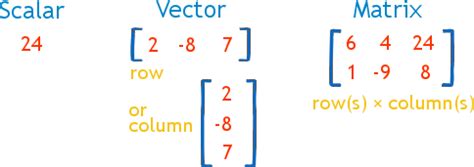 vector matrix example