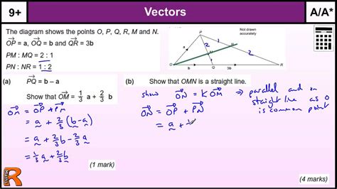 vector method to prove straight line