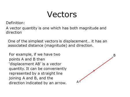 vector quantity definition in science